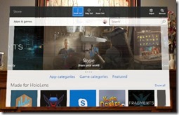 HoloLens App Store!