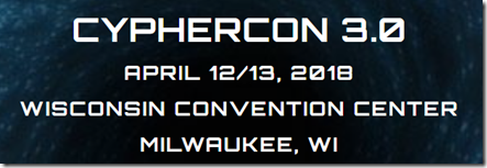 Mixed Reality @ CypherCon 3.0 Wisconsin’s Hacker Conference