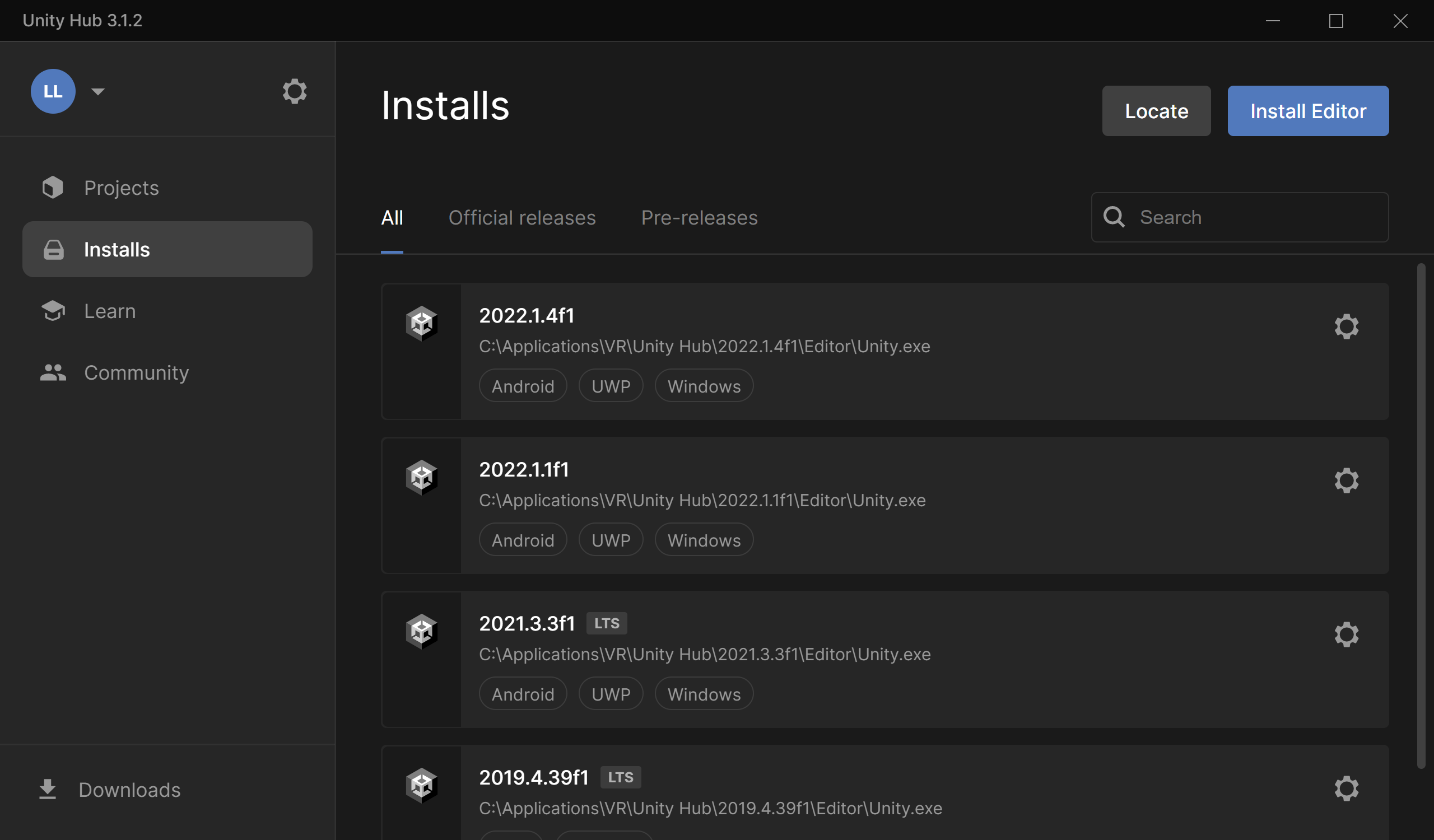 XR Step-by-Step! Installing the Tools you need for XR development == Unity 2022