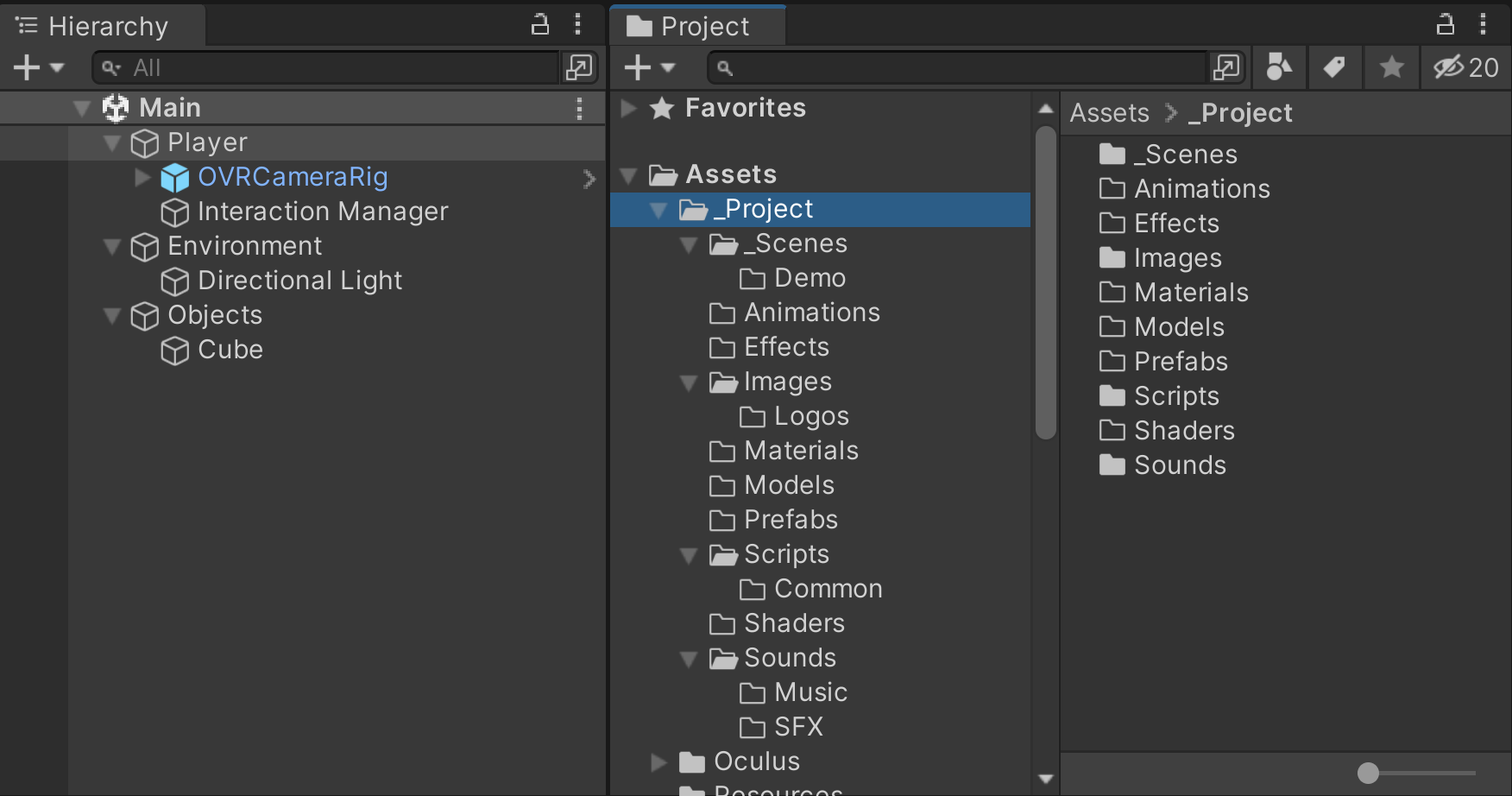 XR Step-by-Step! Organizing your Unity Project